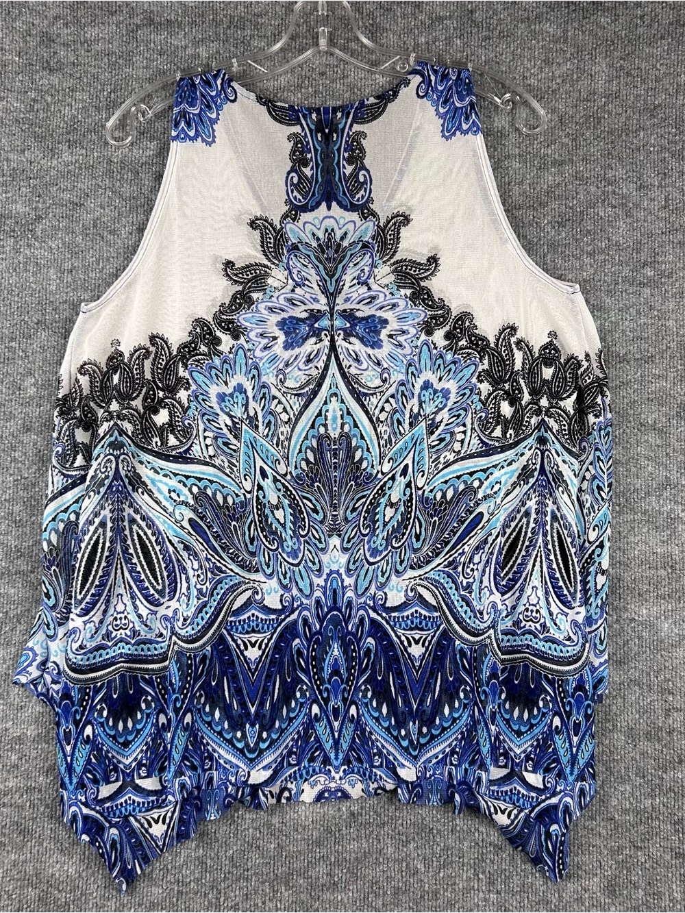 INC International Concepts Paisley Tank Boho Festival Top